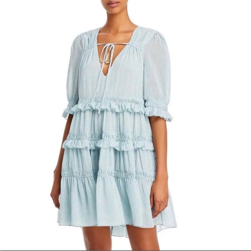 Cinq a Sept | NWT Cryssa Puff Sleeve Mini Dress
